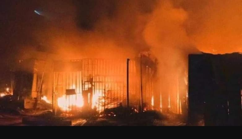 Nine-year-old playing with matches sets bungalow on fire in Kwara