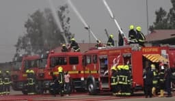 Firefighters quench inferno in Enugu timber market