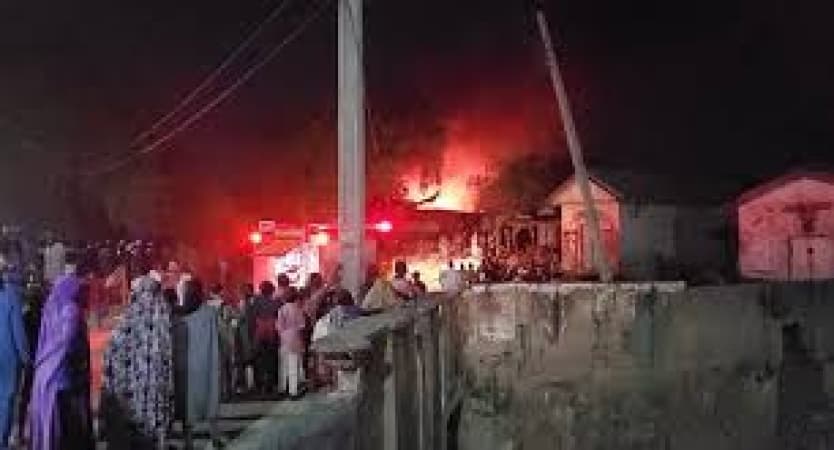 Fire ravages motorcycle market in Zamfara