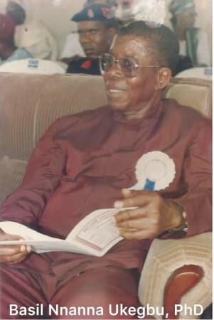 Colloquy on Basil Nnanna Ukegbu?s biography for unveiling Dec. 24