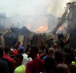 Christmas day inferno: Equipment, goods worth over N200m destroyed in Onitsha fire outbreak