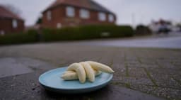 Confusion as mysterious banana ?offering? appear monthly at UK junction