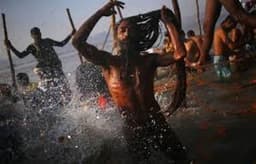 Millions start bathing in holy rivers at India?s biggest Hindu festival