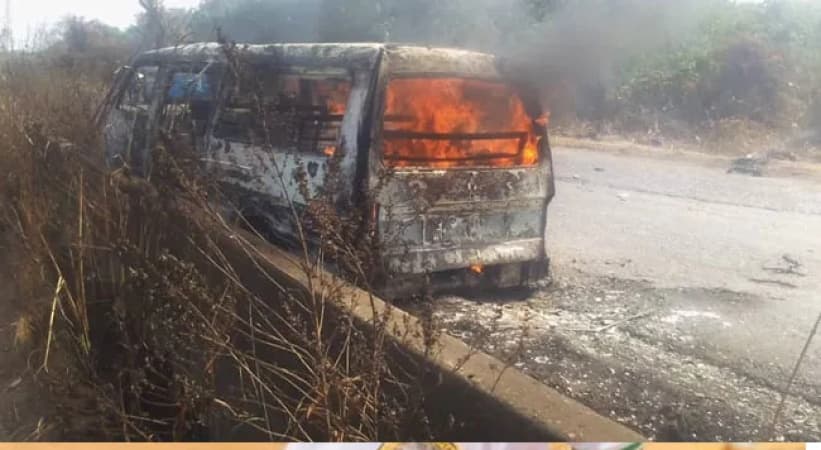 12 burnt to death in Benin-Auchi road crash