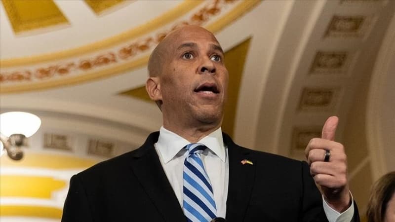 Cory Booker breaks US Senate record with 25-hour marathon speech in protest of Trump?s policies