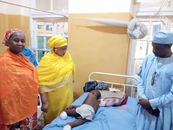 Kaduna Govt rescues 7-year-old boy, amputates legs after alleged severe abuse by father
