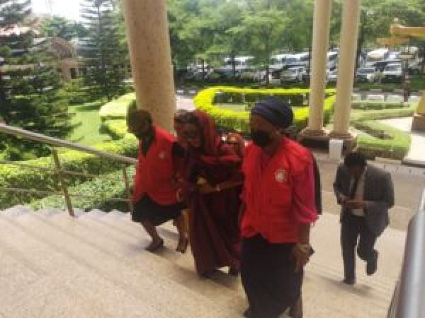 JUST IN: Alleged money laundering; EFCC produces Aisha Achimugu in court for trial