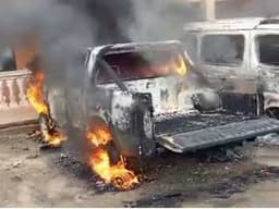 Tension in Imo: Gunmen set over six vehicles ablaze, kidnap commuters