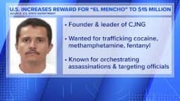 US offers $15m, $10m rewards for information to arrest two wanted drug traffickers