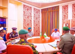 Tinubu meets Security Chiefs