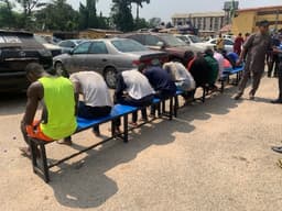 Police detain 6 wanted gang members, recover pistols