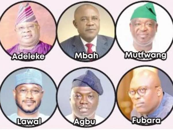 2027: Adeleke, Mbah, Mutfwang, Dauda Lawal, Kefas Agbu, Fubara face tough decision