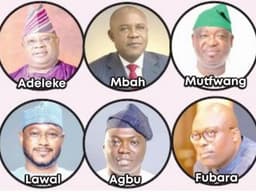 2027: Adeleke, Mbah, Mutfwang, Dauda Lawal, Kefas Agbu, Fubara face tough decision