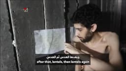 Emaciated Israeli hostage forced to dig own grave in Hamas video