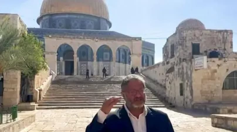 Israeli minister sparks anger by praying at sensitive Jerusalem holy site