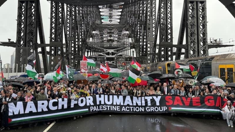 Thousands March Across Sydney Harbour Bridge in Historic Gaza Protest After Court Win