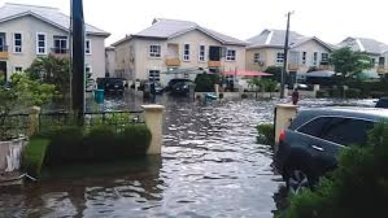 Flood Takes Over Houses, Roads In Lekki