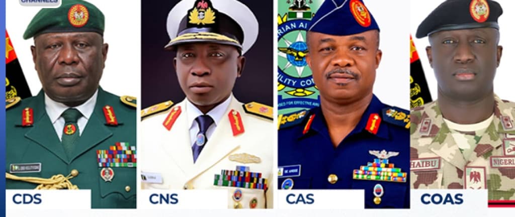 Meet Nigeria’s Defence Chief Olufemi Oluyede and other new service chiefs appointed by Tinubu in military shake-up