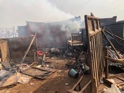 Gas explosion rocks Lagos market