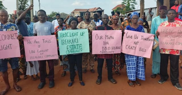 Ogun community protests over IBEDC’s refusal to energise transformer after spending N11m