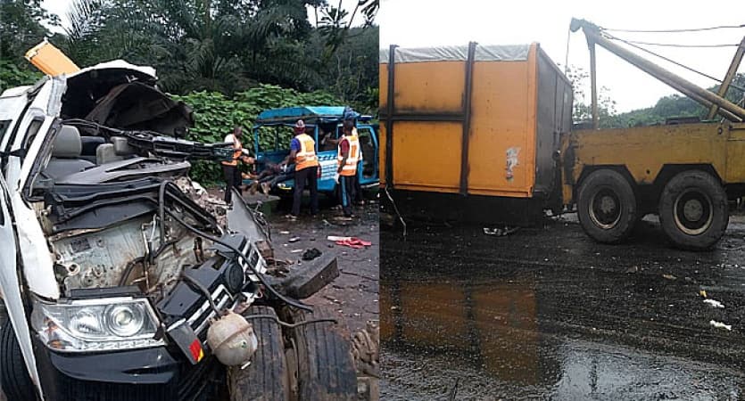 Truck crushes five to death, two injured in Ondo accident