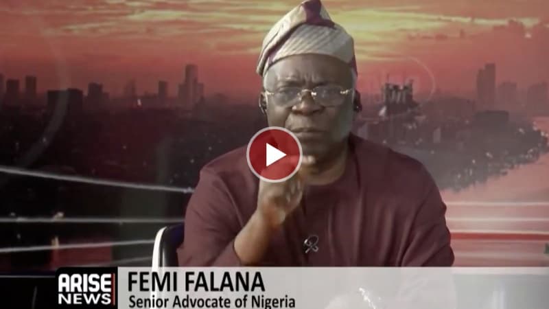 Femi Falana: No governor or minister has the power to demolish any house without a court order