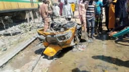 Two dead, two injured as train crushes tricycle in Plateau