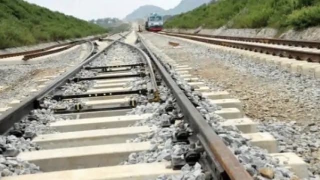 Vandals destroy railway power line