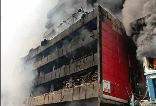 GNI building fire: LASEMA asks family members to register missing persons
