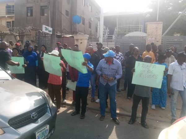 NLC, FCTA workers protest at Industrial court, demand Wike’s removal