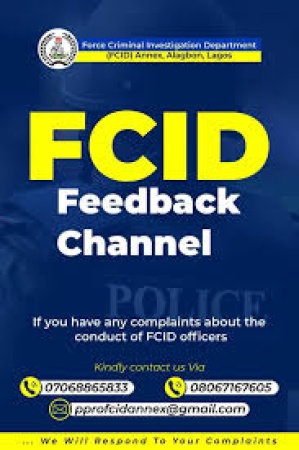FCID unveils direct lines for public feedback on officers’ conduct in Lagos