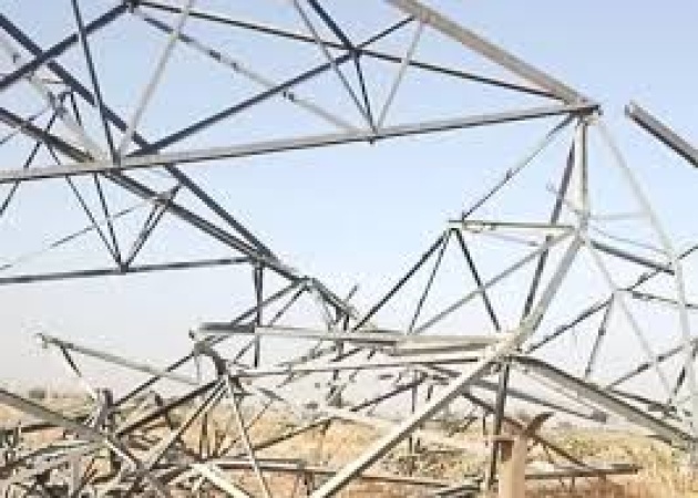Vandals knock down tower T99 along Ughelli/Benin 330KV transmission line
