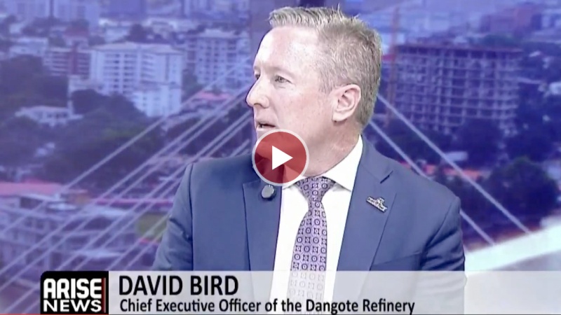 David Bird: Dangote refinery gets only five crude cargoes monthly, far below agreed volumes