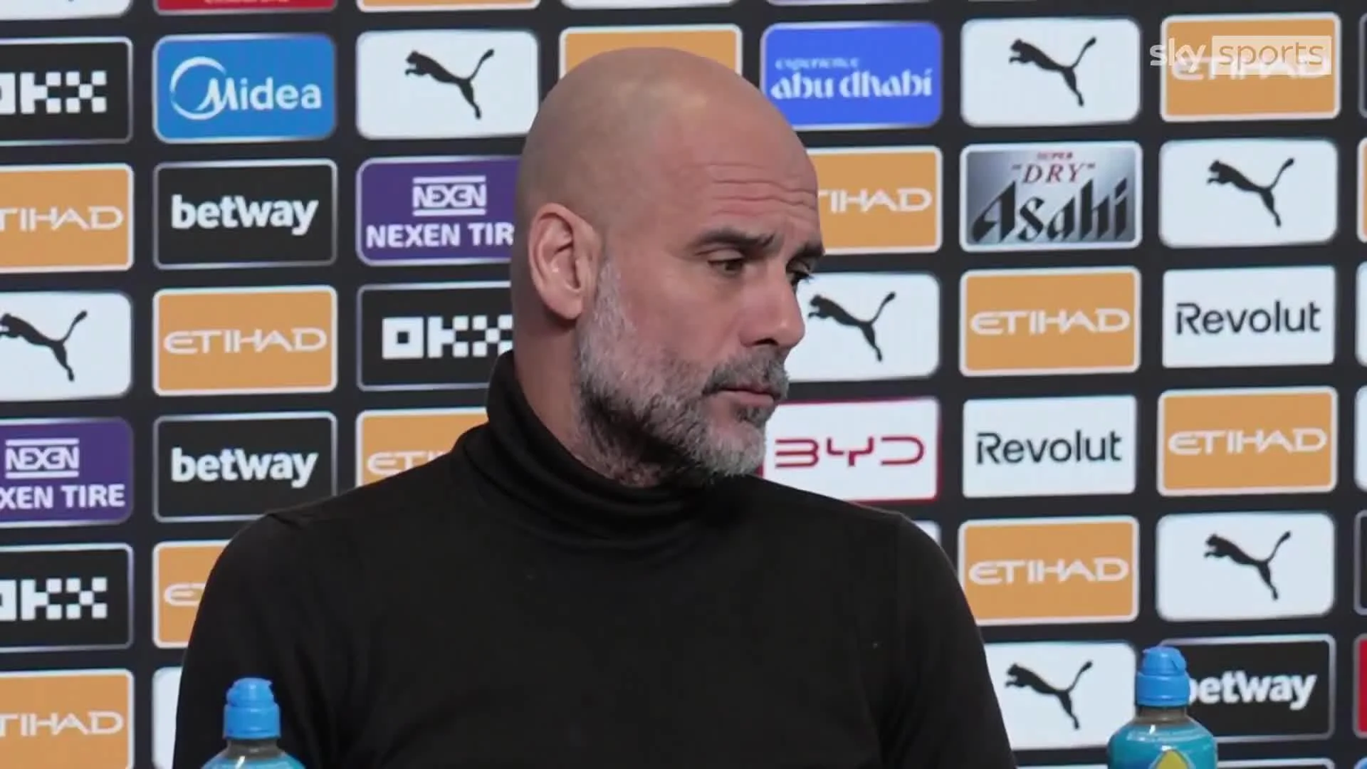 Pep Guardiola responds after hearing Arsenal have already won the title from a similar position