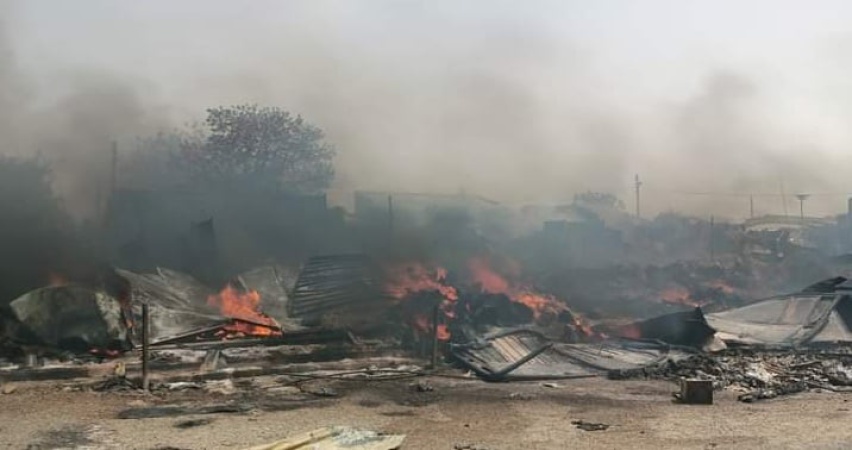 10 shops destroyed in suspected solar inverter fire at Katsina market