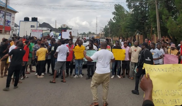 Delta residents protest alleged police brutality after shooting incident