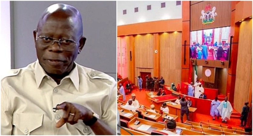 Senate Condemns Oshiomhole’s Comments On NNPCL, Lawmaker Defends Himself
