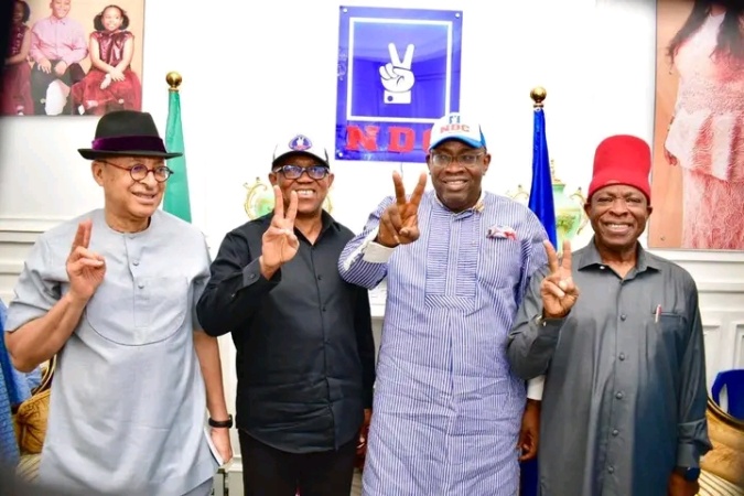NO MORE WAR: Obi, Dickson, others lock themselves up for 3 hours, resolve NDC disagreements