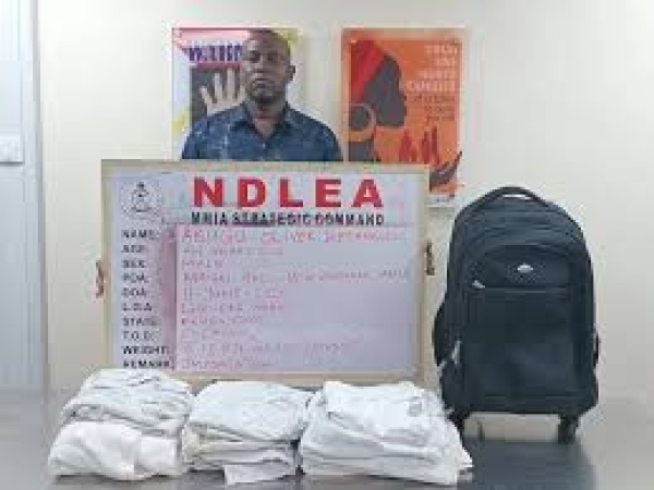 Brazil-based businessman held as NDLEA intercepts cocaine-soaked shirts at Lagos Airport
