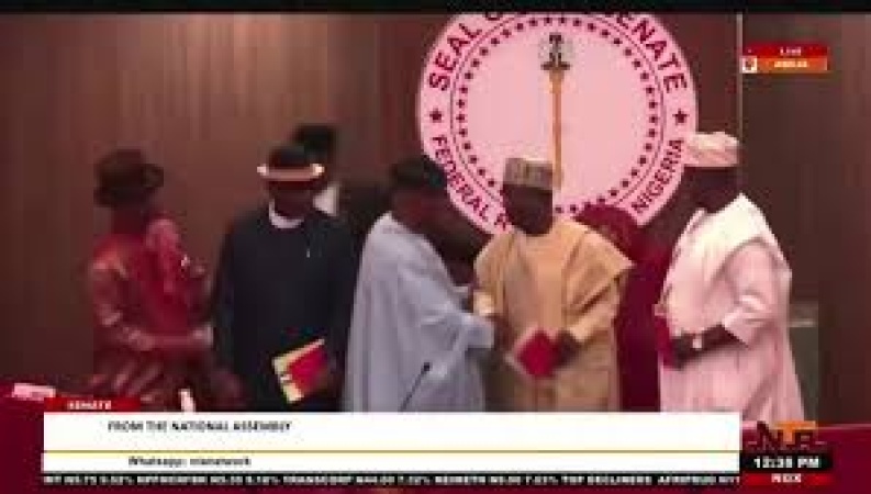 Akpabio swears in 4 new senators