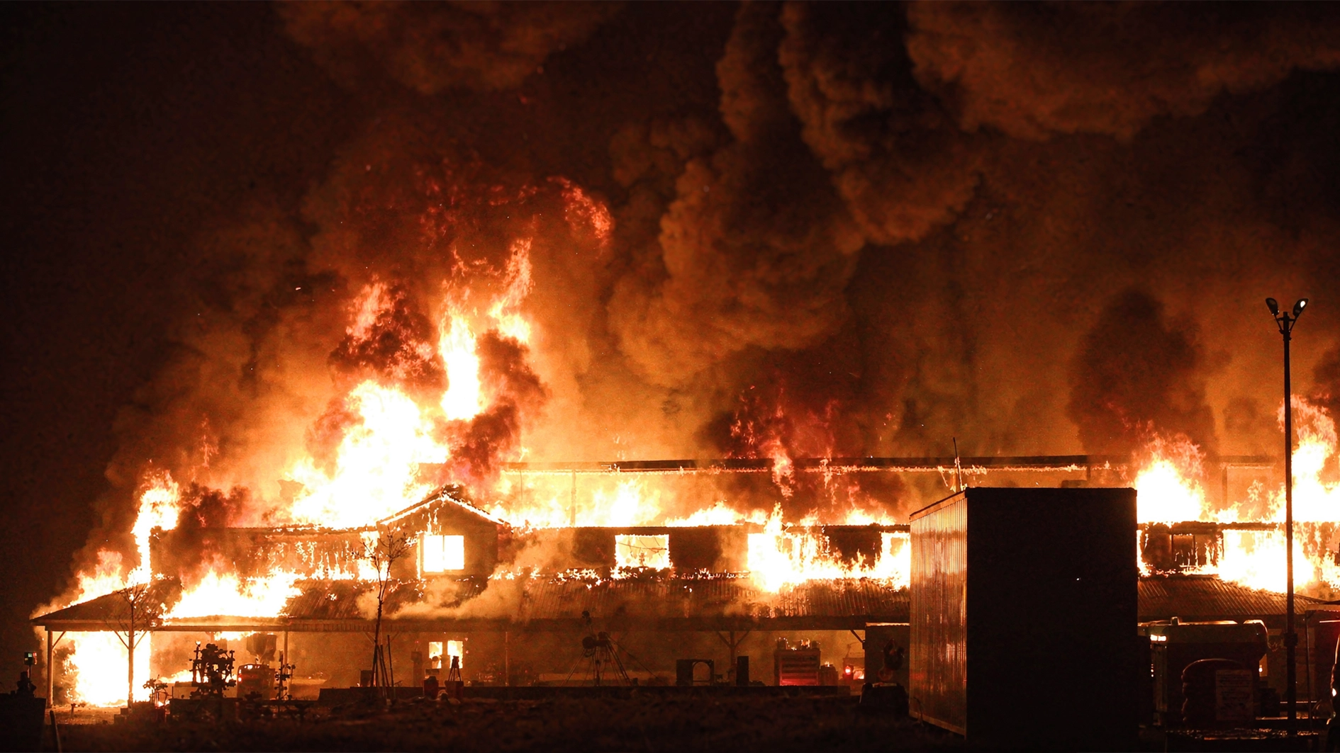 Panic in Umuahia as inferno razes petrol station