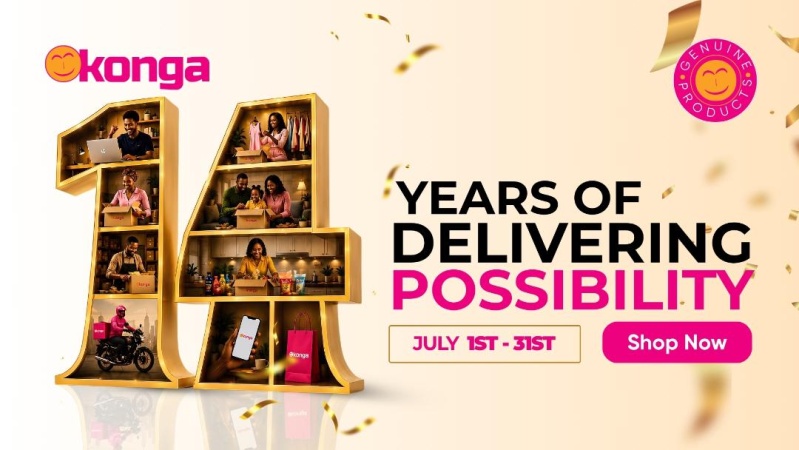 Konga marks 14th anniversary with upgraded shopping experience, flexible payments and exciting rewards
