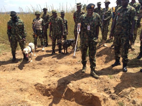 •Grave where the body of Gen. Alkali was exhumed before it was secretly reburied